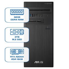 Asus ExpertCenter D5 Tower D500TD i5 12400 32GB DDR4 3TB M.2 SSD RTX A2000 ADA 16GB W11P Desktop