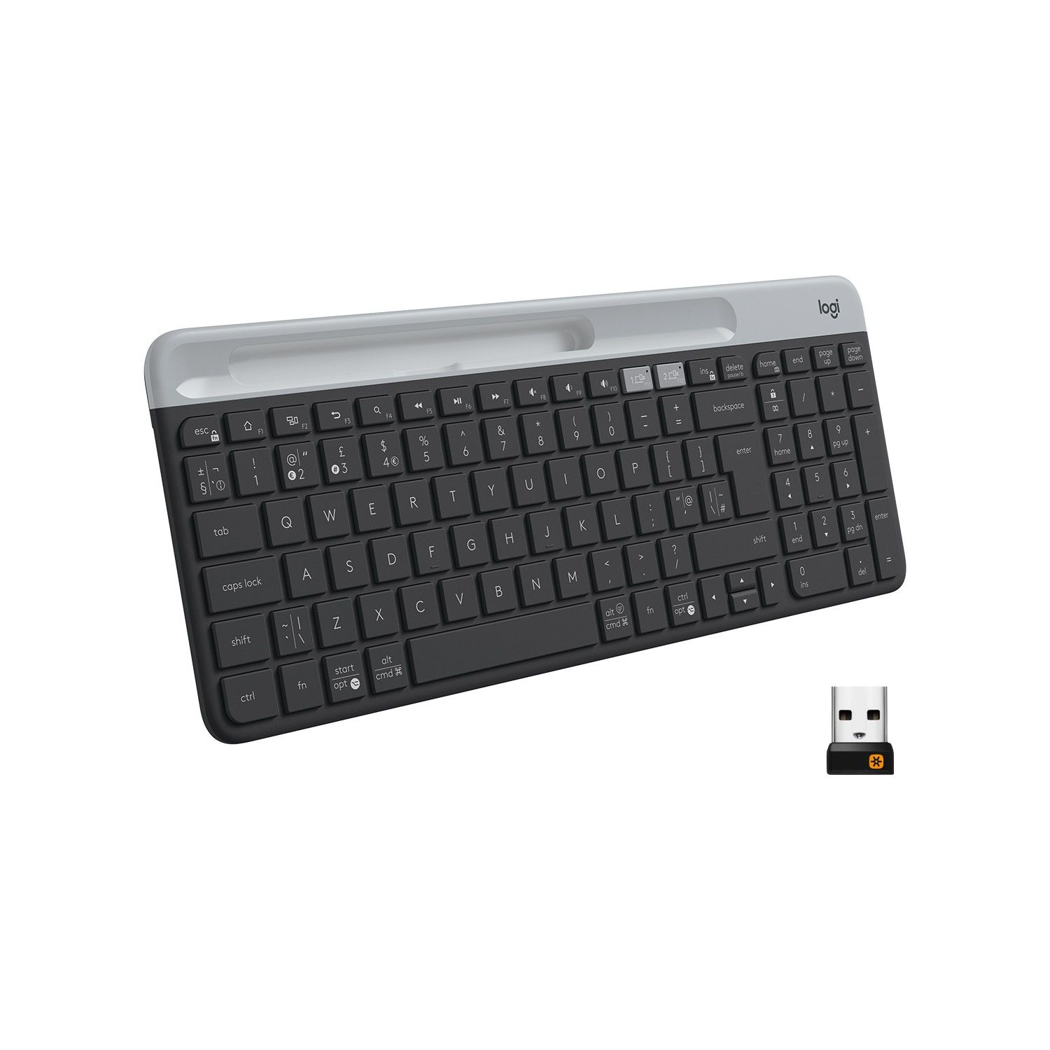 LOGİTECH K580 ULTRA INCE ÇOKLU CİHAZ ÖZELLİKLİ TÜRKÇE BLUETOOTH KLAVYE - SİYAH 920-010624