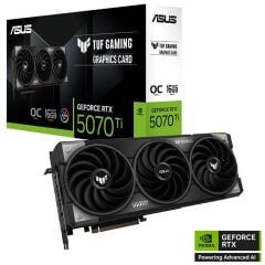 ASUS TUF GAMİNG GEFORCE RTX5070Tİ OC 16GB GDDR7 TUF-RTX5070TI-O16G-GAMING 256 BİT DLSS 4 EKRAN KARTI 90YV0MD0-M0NM00