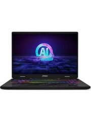 MSI PULSE 16 AI Ultra 7 155H 96GB DDR5 2TB M2 RTX4060 W11P 16'' Taşınabilir Bilgisayar (C1VFKG-212XTR)