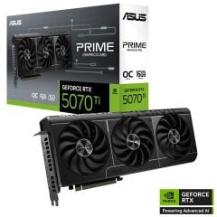 ASUS PRİME GEFORCE RTX5070Tİ OC 16GB GDDR7 256 BİT DLSS 4 PRIME-RTX5070TI-O16G EKRAN KARTI 90YV0MF0-M0NA00
