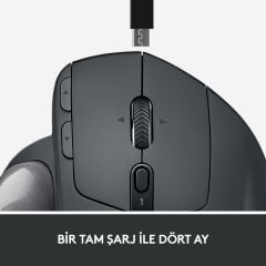 LOGİTECH MX ERGO KABLOSUZ KONFORLU TRACKBALL MOUSE - SİYAH  910-005179