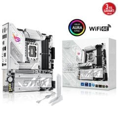 ASUS ROG STRIX B860-G GAMING WIFI INTELL B860 LGA1851 DDR5 8600 DP HDMI TYPE-C 4X M2 USB3.2 GEN 2X2 WİFİ 7 + BT AURA RGB 2.5GBİT LAN MATX ANAKART 90MB1JF0-M0EAY0