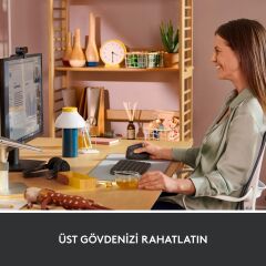 LOGİTECH 910-006473 LİFT KABLOSUZ ERGONOMİK DİKEY SİYAH MOUSE