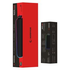 RAMPAGE BLITZ RGB M (MP-23) SİYAH 252*328*3MM RGB LEDLİ GAMİNG MOUSE PAD