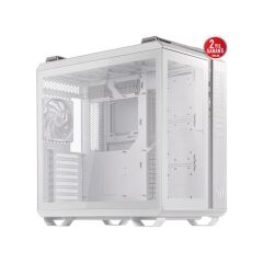 ASUS TUF GAMİNG GT502 PLUS PANAROMİK TEMPERLİ CAM USB 3.2 ATX BEYAZ GAMİNG KASA 90DC0093-B19000