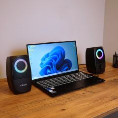 MİKADO MD-90R 2.0 5W * 2 SİYAH BLUETOOTH RGB 2.0 GAMİNG SPEAKER