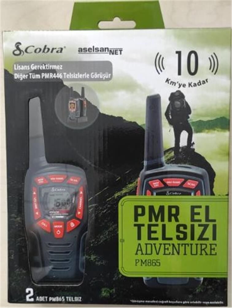 ASELSAN PM865 2 Lİ SET PMR ŞARJ VE PİL DAHİL  18624