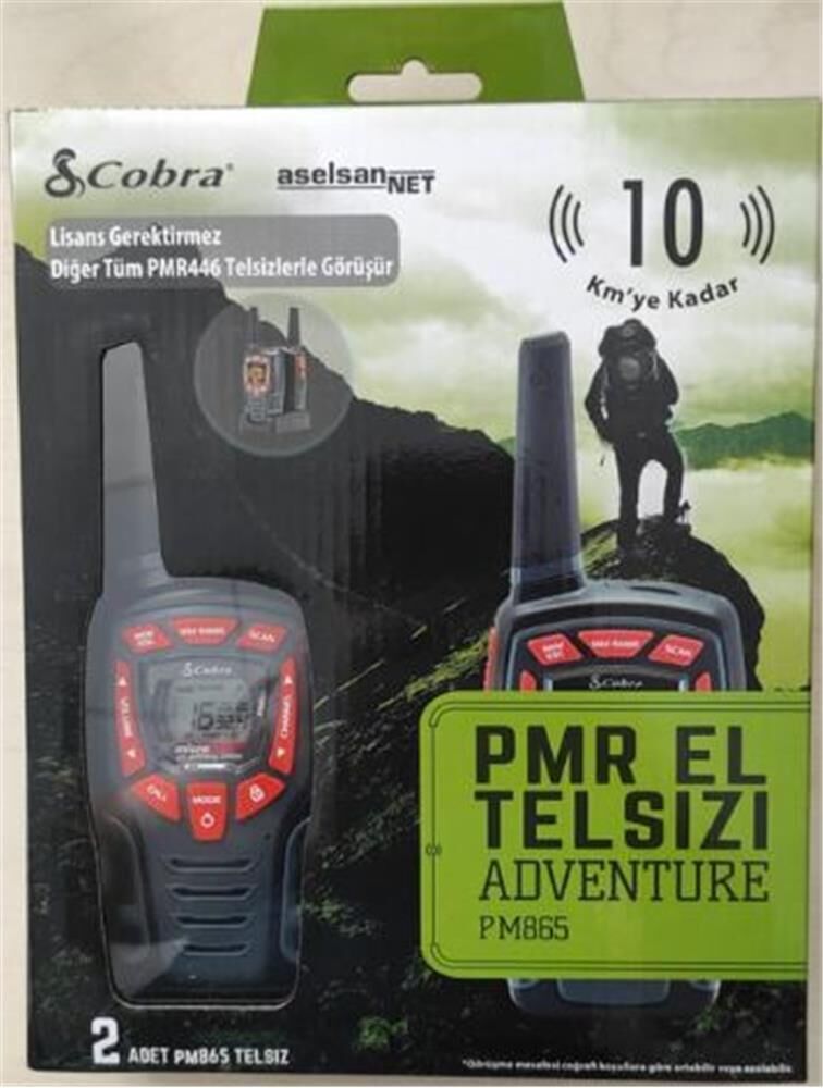 ASELSAN PM865 2 Lİ SET PMR ŞARJ VE PİL DAHİL  18624