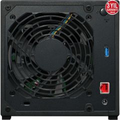 ASUSTOR AS1104T REALTEK RTD1296 4 DİSK YUVASI NAS(4X18TB DESTEĞİ) 1GB DDR4 2.5 GBE X 1 USB 3.2 X 2