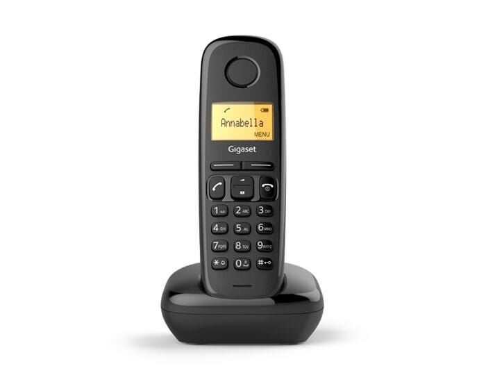 GIGASET A170-SIYAH 50 REHBER CALLER ID SİYAH DECT TELEFON