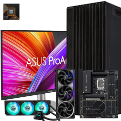 Proart Gaming AMD Ryzen 7 9800X3D 96GB 2TB M.2 RTX5080 ROG ASTRAL W11P ASUS PA279CRV ASUS PROART 27 4K IPS HDR