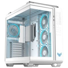 TUF Gaming GT502 Horizon Temperli Cam Beyaz USB 3.2 ATX Mid Tower Kasa