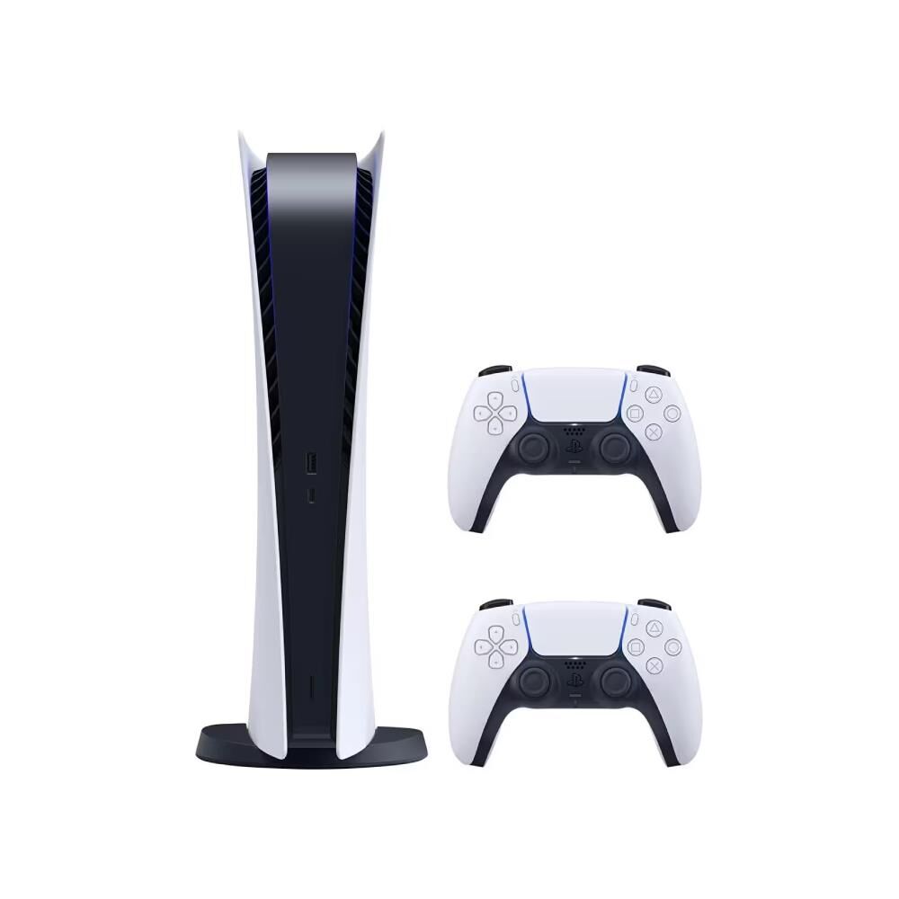 Sony Playstation 5 Digital 825 GB Oyun Konsolu + 2. Ps5 Dualsense Çift Kol (İthalatçı Garantili)