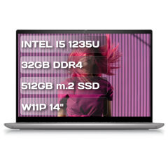 Dell insprion 5420 İ542010040U11 i5 1235U 32GB DDR4 512GB M.2 SSD W11P 14'' FHD Taşınabilir Bilgisayar