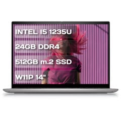 Dell insprion 5420 İ542010040U11 i5 1235U 24GB DDR4 512GB M.2 SSD W11P 14'' FHD Taşınabilir Bilgisayar