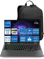 LENOVO LOQ 15IRX9 83DV00HNTR İ7-13650HX/8GB/512GB/RTX4060/DOS/15.6'' TAŞINABİLİR BİLGİSAYAR + Sirt Cantasi Hediye