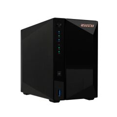 Asustor AS3302T Realtek RTD1296 2 Yuvalı(2X18TB DESTEĞİ)2GB DDR4 2.5 GBE X 1 USB 3.2 X 3 NAS Cihazı