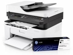 HP LaserJet MFP 137fnw Çok Fonksiyonlu Yazıcı + W1106A Toner Bundle