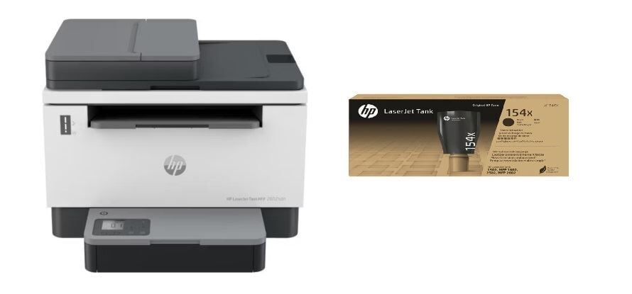 HP LaserJet Tank MFP 2602sdn ADF Yazıcı 22ppm + W1540X 5000 Sayfa Toner