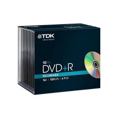 TDK DVD+R 4.7GB 10LU DVD