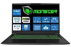 TULPAR T7 V20.7.2 İ7-12650H/32GB/1TB/8GB RTX4060/DOS/17.3'' TAŞINABİLİR BİLGİSAYAR