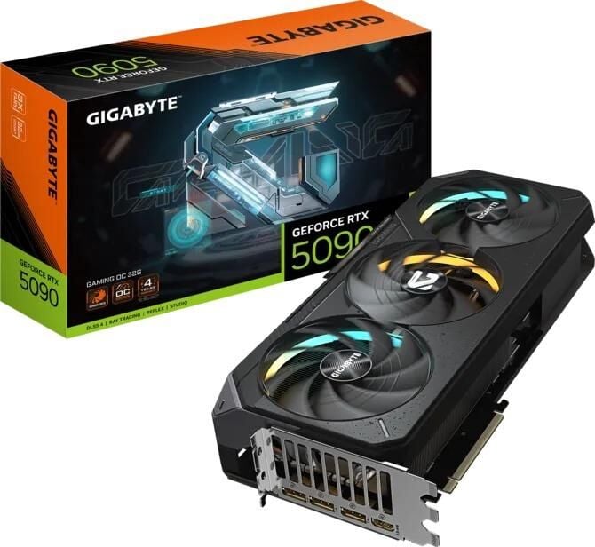 GİGABYTE GEFORCE RTX 5090 GAMING OC 32GB GDDR7 512BİT DLSS4 EKRAN KARTI 9VN5090GO-00-G10
