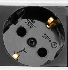 DORAX 19'' 2U 12 Lİ SCHUKO SOKET 3X1,5MM2 1,8MT KABLOLU-16A SİGORTALI PDU DR-7951-12F