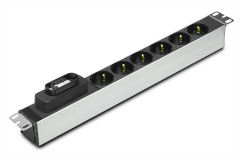 Schuko (Alman / DIN 49440) Soketli V-Otomat Sigortalı PDU