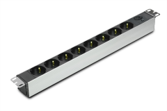 Schuko (Alman / DIN 49440) Soketli Buton Sigortalı PDU