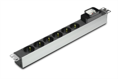 Schuko (Alman / DIN 49440) Soketli Kaçak Akım Sigorta Korumalı PDU