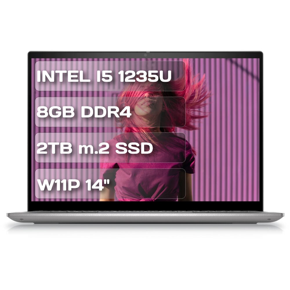 Dell insprion 5420 İ542010040U11 i5 1235U 8GB DDR4 2TB M.2 SSD W11P 14'' FHD Taşınabilir Bilgisayar