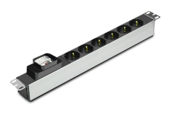 Schuko (Alman / DIN 49440) Soketli Kaçak Akım Sigorta Korumalı PDU