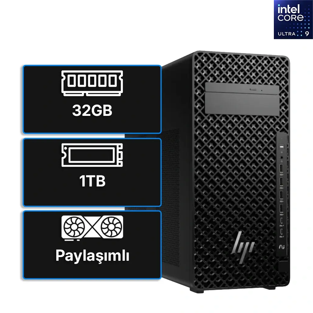 HP Z2 G1i B34JZES Ultra 9 285K 32GB 1TB SSD Windows 11 Pro