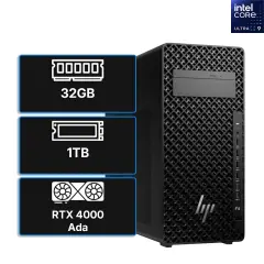 HP Z2 G1i B34JZES Ultra 9 285K 32GB 1TB SSD 24GB RTX 4000 Ada Windows 11 Pro
