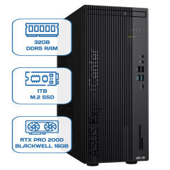 Asus ExpertCenter D701MER-7147003290 i7 14700 32 GB DDR5 1 TB M.2 SSD RTX PRO 2000 BLACKWELL 16GB W11P Desktop''