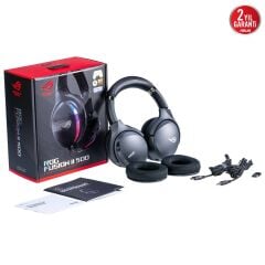 ASUS ROG FUSION II 300 AI GÜRÜLTÜ ENGELLEYİCİ MİKROFON 7.1 ESS 9280 QUAD DAC USB-C, PC, MAC, PS4, PS5, MOBİL AYGITLAR İLE UYUMLU OYUNCU KULAKLIĞI 90YH02X3-B2UA00
