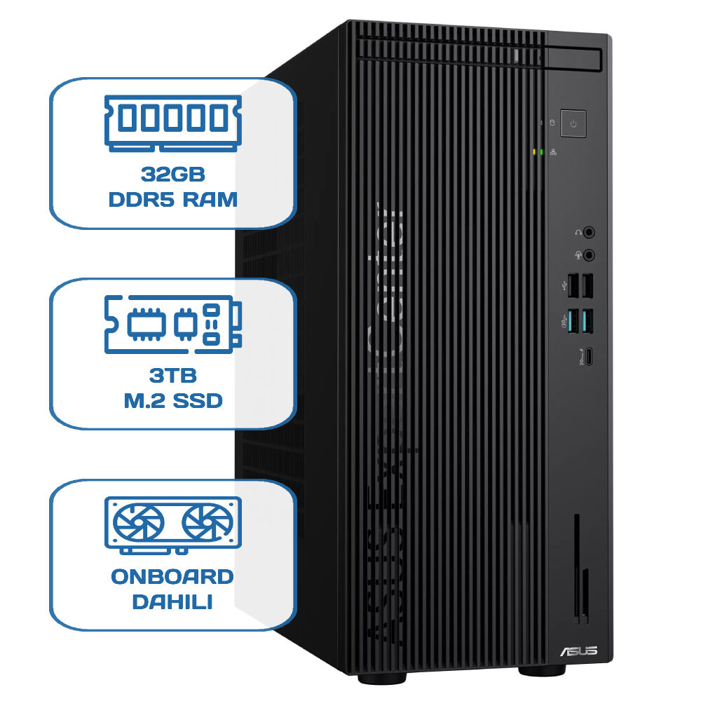 Asus ExpertCenter D701MER-7147003290 i7 14700 32 GB DDR5 3 TB M.2 SSD W11P Desktop