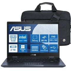 ASUS EXPERTBOOK B3402FVA-EC1132 CORE 7-150U/24GB/2TB/W11P/4G DOKUNMATİK/14'' TAŞINABİLİR BİLGİSAYAR + Çanta Hediye