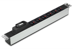 Kilitli IEC 320 (C13-C19) Soketli V-Otomat Sigortalı PDU