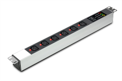 Kilitli IEC 320 (C13-C19) Soketli EMI / Parafudr Modüllü PDU