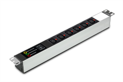 Kilitli IEC 320 (C13-C19) Soketli EMI / Parafudr Modüllü PDU