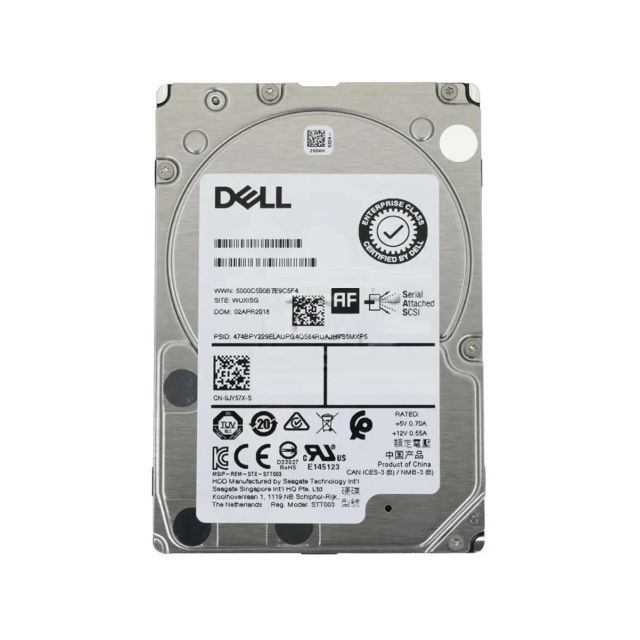 DELL 1.2TB 10K RPM SAS 12GBPS 512N 2.5İN HOT-PLUG HARD DRİVE, CK ST1200MM0099