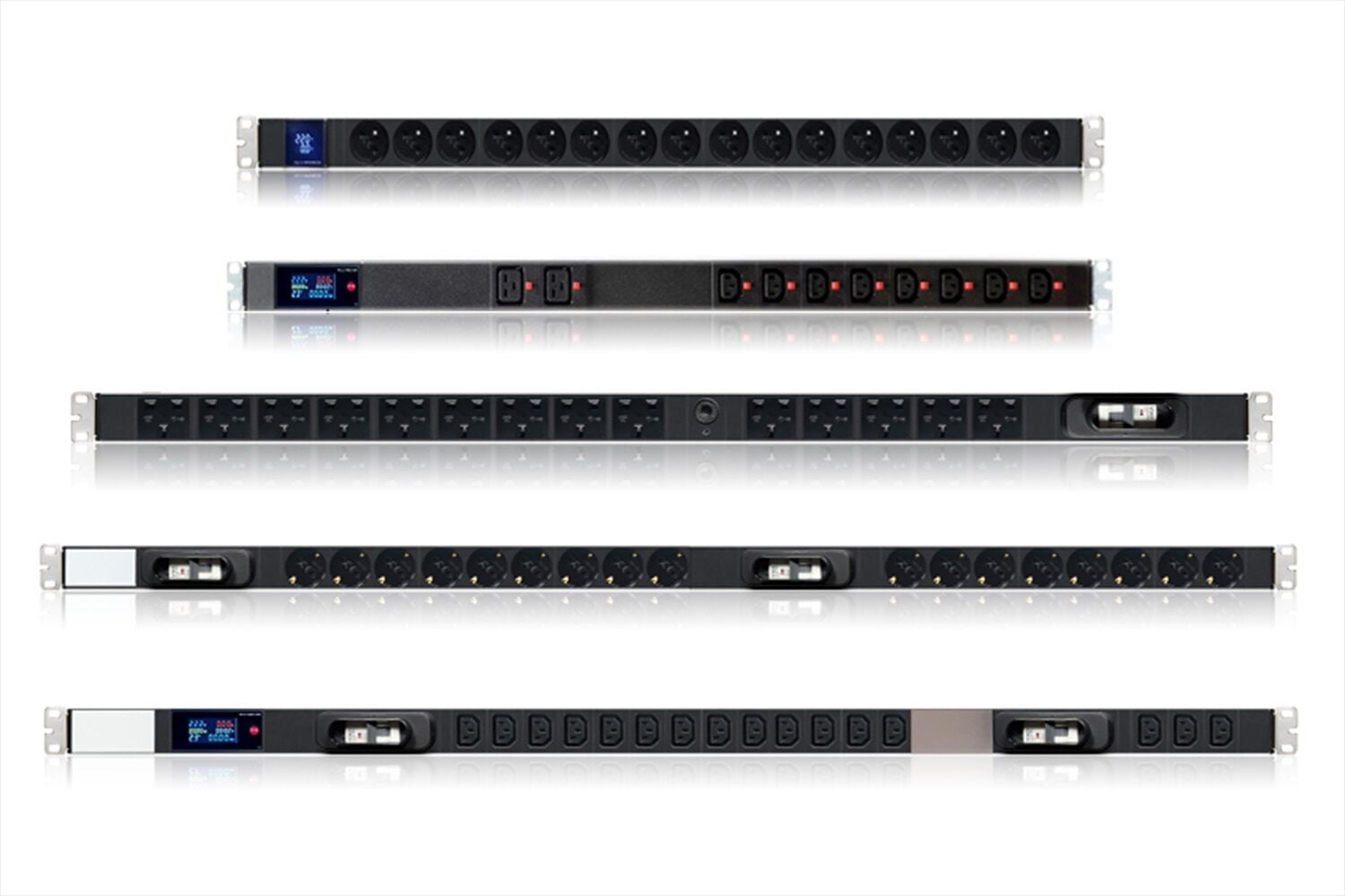 İstenen kombinasyonlarda özel üretim dikey PDU'lar