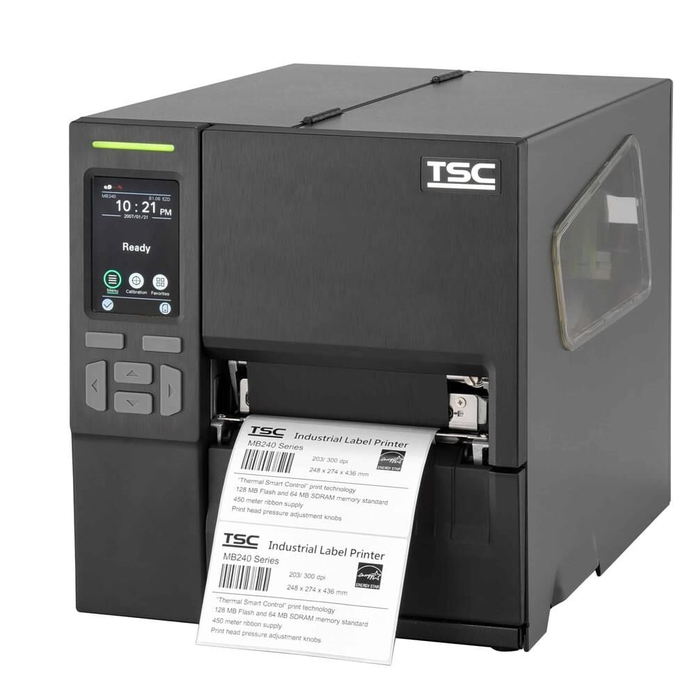 Tsc MB240T 203 DPI 8 IPS LCD USB Seri Endüstriyel Barkod Etiket Yazıcı