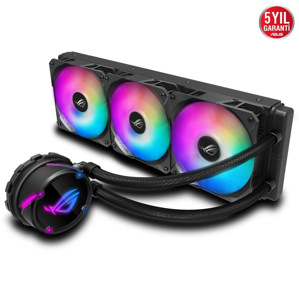 ASUS ROG RYUO III 360 ARGB ANİME MATRİX LED EKRAN ADRESLENEBİLİR RGB FAN ROG ARGB CPU SOĞUTUCUSU 90RC00I1-M0UAY0