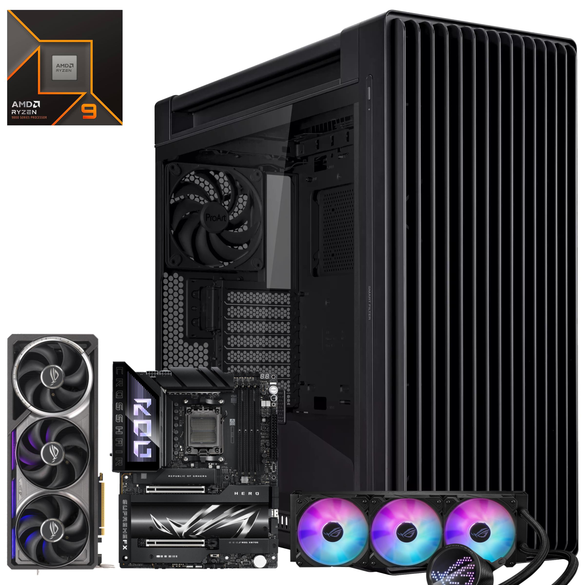 Proart RYZEN 9 9950X3D ASTRAL RTX 5080 OC 96GB DDR5 4TB M.2 W11P