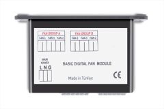 Digital Termostatlı Basic Fan Montaj Modülü