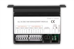 Dahili Termostatlı All In One Analog Slim Fan Montaj Modülü