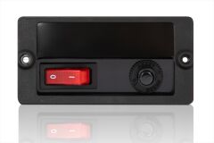 ON/OFF Anahtar + Buton Sigorta Analog Fan Montaj Modülü